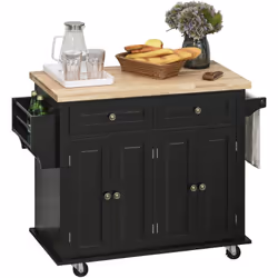 Description générale Cette splendide desserte de cuisine bicolore s'intègre parfaitement dans divers styles de décoration. El ...