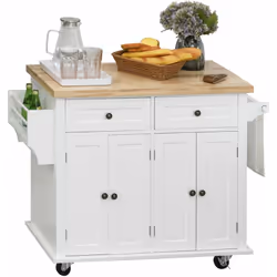 Description générale Cette splendide desserte de cuisine s'intègre parfaitement dans divers styles de décoration. Avec ses mu ...