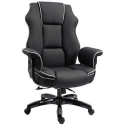 Vinsetto Fauteuil de bureau gamer ergonomique grand confort - 665L x 55l x 123-129H cm - noir