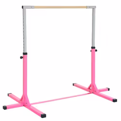 HOMCOM - barre fixe - Acier - 194x121x150cm - Rose