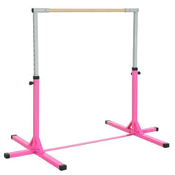 HOMCOM - barre fixe - Acier - 194x121x150cm - Rose