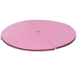 HOMCOM - tapis de gymnastique - Plastique - 150x150x5cm - Rose