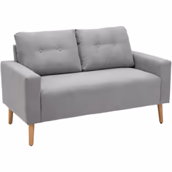 Description générale Laissez-vous séduire par le charme cosy et chic de ce superbe canapé 2 places design scandinave. Son gar ...