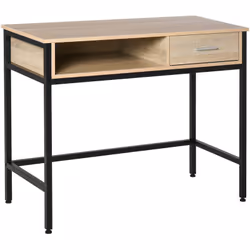 Description générale Laissez-vous séduire par le design industriel de ce bureau élégant. Ce meuble pratique est équipé d'un c ...