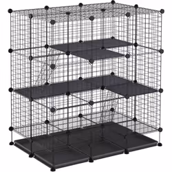 Description générale Cette cage pour rongeurs est l'équipement idéal pour permettre à vos petits compagnons de s'amuser confo ...