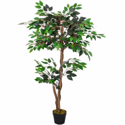 Description générale Ajoutez une touche de vert dans votre salon, bureau, entrée ou terrasse avec ce splendide ficus artifici ...