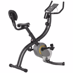 HOMCOM - vélo dappartement - Acier - 113x65x120cm - Gris Noir