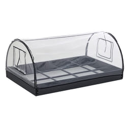 Mini serre de jardin - OUTSUNNY - Serre à tomates - Bois sapin - Bâche PVC - Protection anti-UV