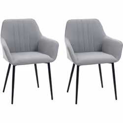 Description générale Ce lot de 2 chaises de visiteur design scandinave ajoutera une touche d'élégance, de raffinement et de m ...