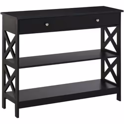 Cette splendide console style table de drapier néo-rétro sera le mobilier idéal pour aménager et décorer votre intérieur. Elé ...