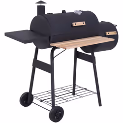 Ce barbecue à charbon de bois est un incontournable pour tous les adeptes de bonnes grillades. Idéal pour griller, mitonner e ...