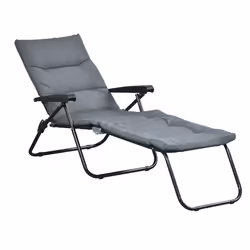 Ce magnifique transat grand confort vous permettra de profiter pleinement du soleil dans votre jardin, sur votre terrasse ou  ...