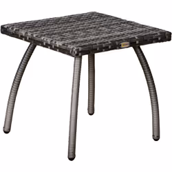Description générale Apportez une touche d'élégance à votre intérieur ou extérieur avec cette petite table basse en résine tr ...