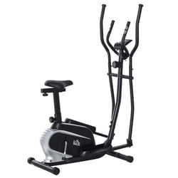 HOMCOM - vélo elliptique - Acier - 103x62x151cm - Noir