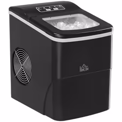 HOMCOM - machine à glaçon - Plastique - 21.2x29.5x32.6cm - Noir