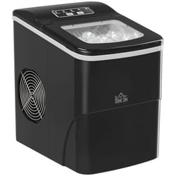 HOMCOM - machine à glaçon - Plastique - 21.2x29.5x32.6cm - Noir