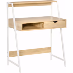Ce magnifique bureau secrétaire est le meuble idéal pour avoir un coin spacieux et fonctionnel. Ce bureau informatique est mu ...