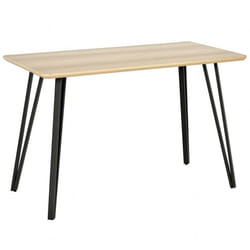 HOMCOM - table - Bois - 120x60x75cm - Beige