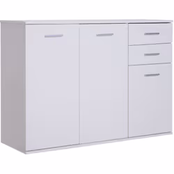 Ajoutez une touche supplémentaire de style à votre intérieur avec ce superbe buffet style contemporain mélant sobriété et élé ...