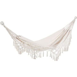 Outsunny - Hamac de voyage portable style bohème chic toile de hamac dim. totales 2,88L x 1,5l m coton polyester beige