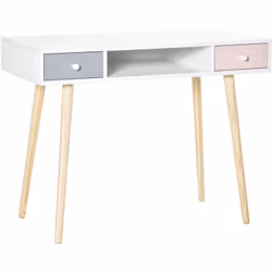 Description générale Laissez-vous séduire par le design scandinave de ce magnifique bureau pour enfant. Son plateau spacieux ...