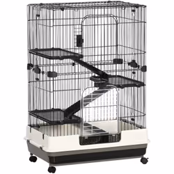 Description générale Cette superbe cage pour cochons d'Inde, chinchillas ou autres rongeurs offre un habitat et un espace de  ...