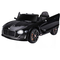 Homcom - Véhicule électrique enfants 2 moteurs 108L x 60l x 43H cm télécommande effets sonores + lumineux noir Bentley