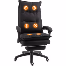 Description générale Ce fauteuil de bureau direction massant offre un confort exceptionnel grâce à sa conception ergonomique  ...