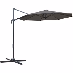 Description générale Cet élégant parasol octogonal inclinable rotatif 360° est parfait pour profiter de votre extérieur en fa ...