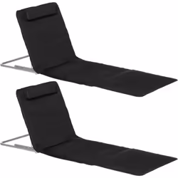 Profitez d'une journée ensoleillée en duo avec ce lot de 2 tapis/matelas de plage. Son matelas avec revêtement en polyester P ...