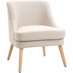 Description générale Laissez-vous tenter par le charme scandinave de ce superbe fauteuil lounge. Avec une assise basse, profo ...
