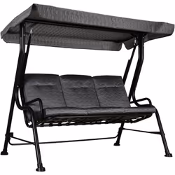Cette magnifique balancelle de jardin 3 places grand confort sera parfaite pour vous détendre et faire un break au soleil ou  ...