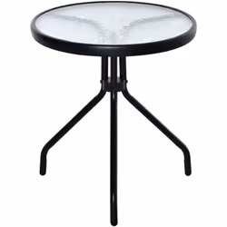 Apportez une touche d'élégance à votre intérieur ou extérieur avec cette superbe table basse bistro ronde dim. Ø 50 x 55H cm. ...
