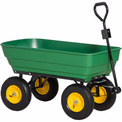 Description générale Ce chariot de jardin à main avec benne basculante est idéal pour toutes vos activités de jardinage et de ...
