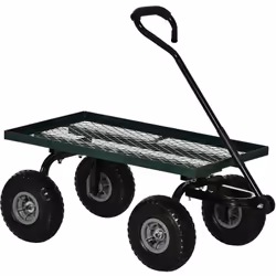 Description générale Pour vos travaux de jardinage, ce chariot de jardin vous permet de transporter facilement vos charges lo ...