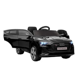 Voiture véhicule électrique enfant e-tron Sportback S line 12 V - V. max. 8 Km/h - effets sonores, lumineux - télécommande, port USB, MP3 - noir