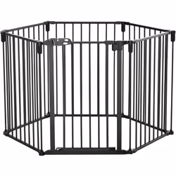 Description générale Cette barrière de sécurité parc enclos chien modulable pliable 2 en 1 offre un maximum de sécurité pour  ...