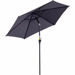 Ce magnifique parasol inclinable Outsunny en aluminium vous protègera efficacement du soleil. Très pratique à utiliser au quo ...