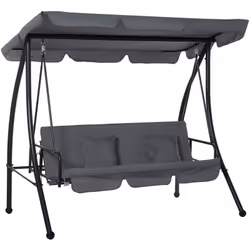 Cette magnifique balancelle de jardin convertible 3 places grand confort sera parfaite pour vous détendre et faire un break a ...
