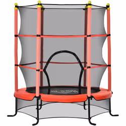 Ce magnifique trampoline de jardin pour enfants avec filet de sécurité permettra à vos enfants dès 3 ans de s'amuser et de se ...