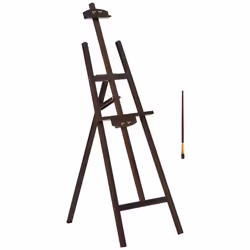 HOMCOM Chevalet dartiste sur pieds dim. 515L x 715l x 1345H cm inclinaison réglable 90° max. bois de pin