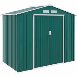 Description générale Cet abri de jardin à 2 portes en tôle d'acier est idéal pour ranger vos outils et équipements de jardin, ...