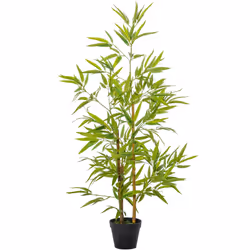 Ajoutez une touche de vert dans votre salon, bureau, entrée, terrasse avec ce splendide bambou artificiel. Grâce à sa quantit ...