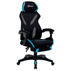 Vinsetto Fauteuil de bureau chaise de bureau ergonomique grand confort avec repose-pieds support lombaire hauteur réglable