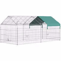 Description générale Ce joli parc enclos mesure 2,20L x 1,03l x 1,03H m (bâche incluse) et est conçu pour les lapins ou autre ...