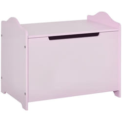 Coffres à jouets - HOMCOM - boîte à jouets malle rangement enfant vérin pneumatique - MDF - 60x40x48cm - rose