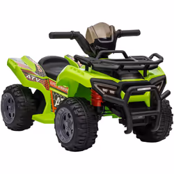 Description générale Laissez vos enfants découvrir tout le plaisir de la conduite à bord de ce magnifique quad électrique. Éq ...