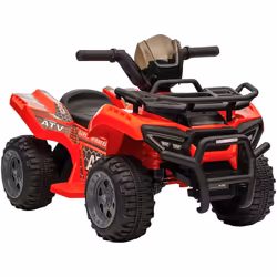 Description générale Laissez vos enfants découvrir tout le plaisir de la conduite à bord de ce magnifique quad électrique. Éq ...