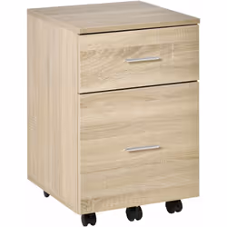 Description générale Ce caisson de bureau est la solution idéale pour organiser vos documents et fournitures. Avec ses 2 tiro ...