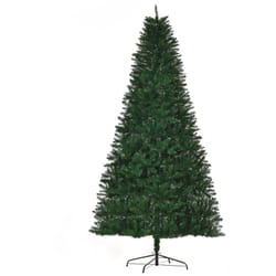 Sapin de Noël artificiel Ø 120 x 240H cm 1499 branches épines imitation Nordmann grand réalisme vert